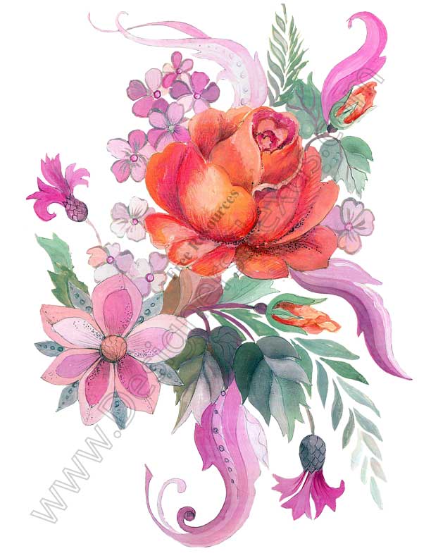 free clip art flower bouquet - photo #24