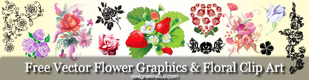 flowers designs clip art free download - photo #3