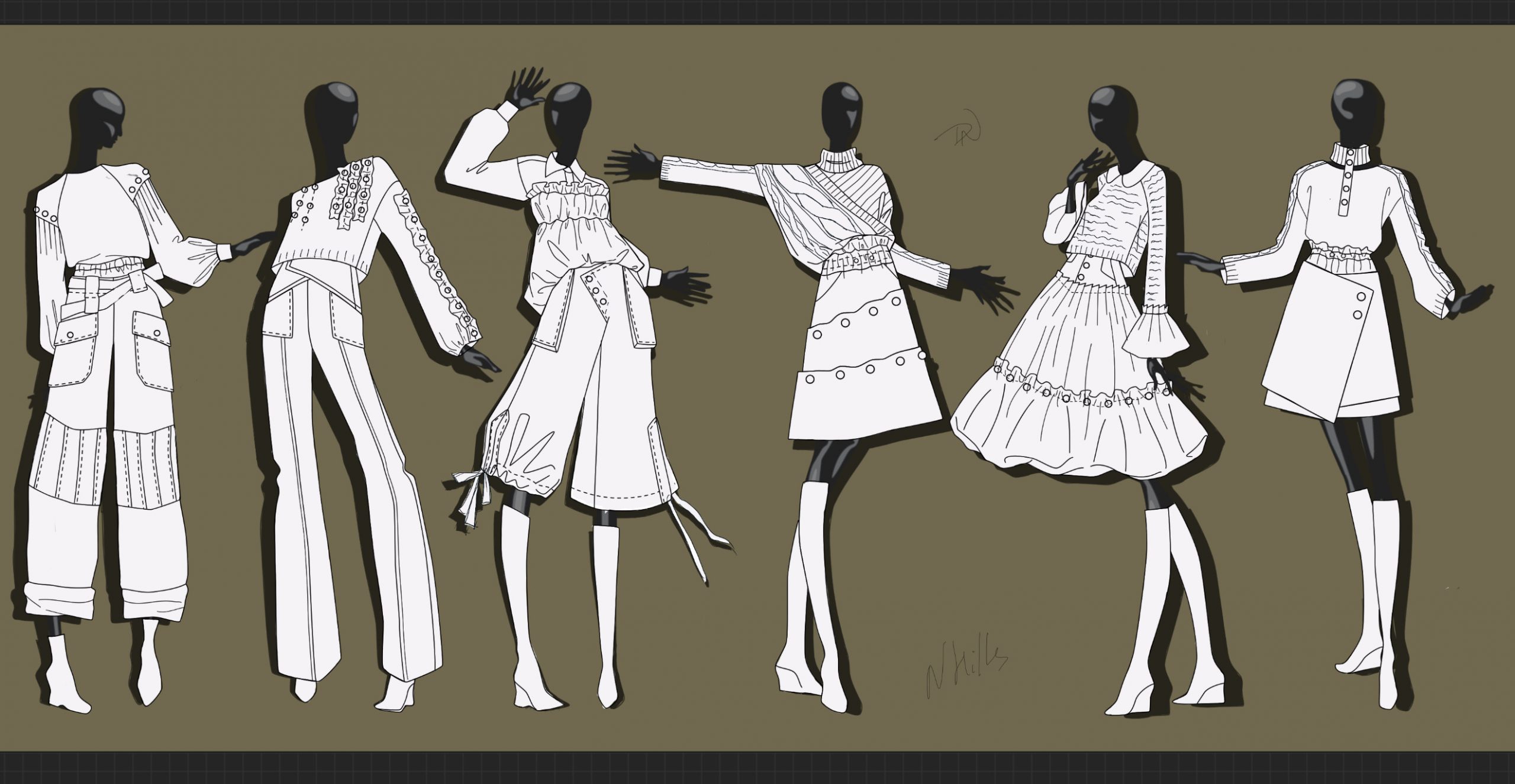 Fashion Flat Sketches Basics