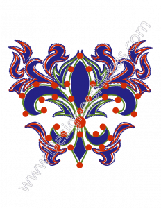001- apparel vector graphics free fleur-de-lis tattoo art embroidery design