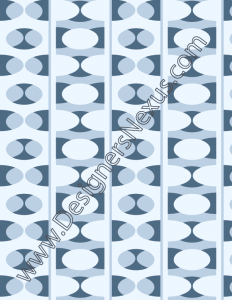002 seamless vector textile pattern geo print blue