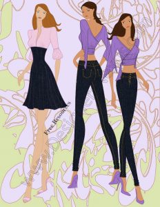 003-Front-Back-View-Fashion-Design-Illustrations