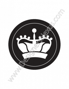 003- free vector graphic heraldic crown stencil art
