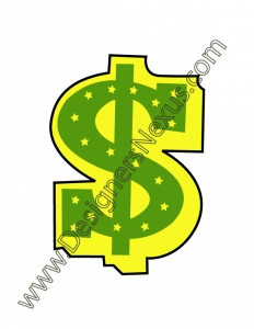 004 free vector graphic download dollar sign