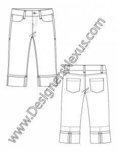 Free Downloads: Illustrator Pants Flat Sketches