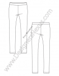 V5 Knit Leggings Free Illustrator Fashion Technical Drawing Template ...