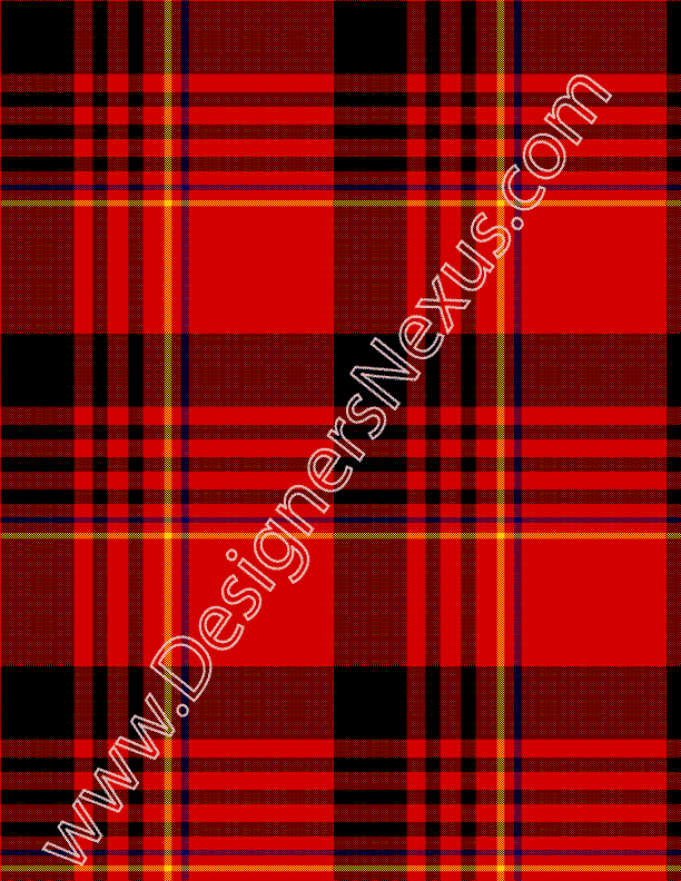 006 seamless textile plaid pattern 4 color plaid red