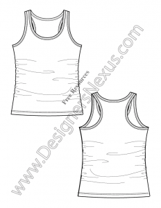 006-racerback-tank-knit-fashion-flat-sketches