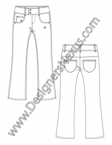 Free Downloads: Illustrator Pants Flat Sketches