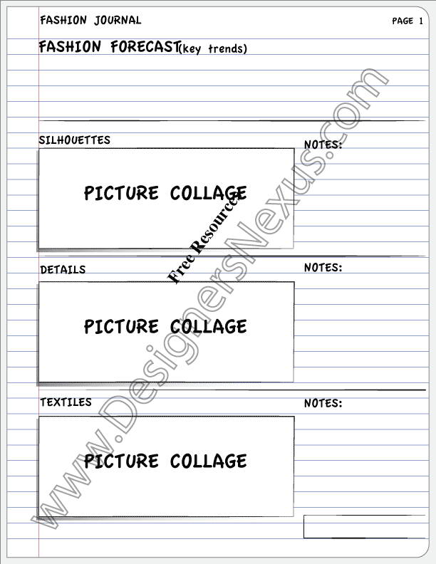 007- Free fashion trend journal template 3