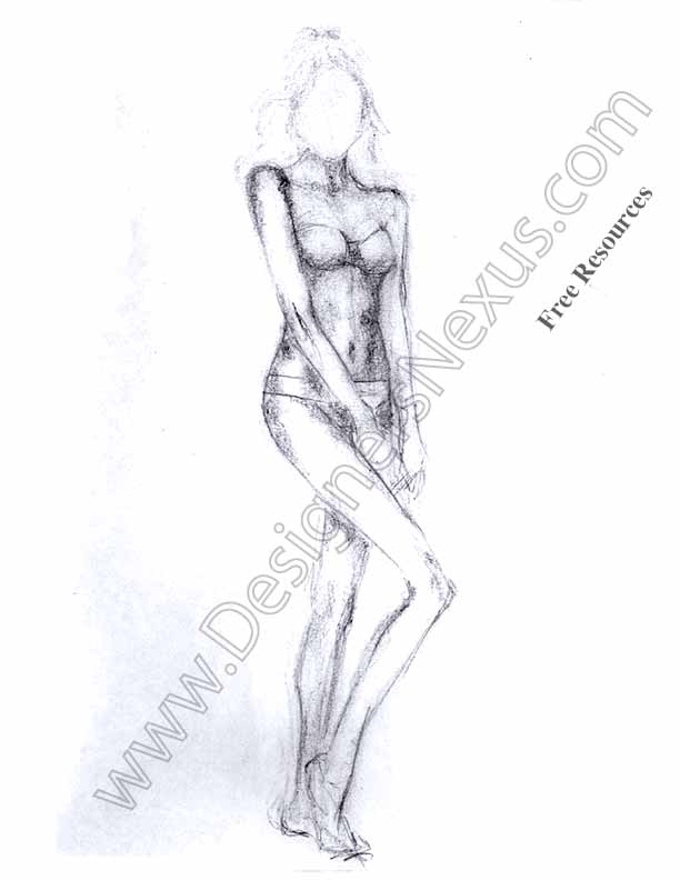 008-Freehand-fashion-figure-drawing
