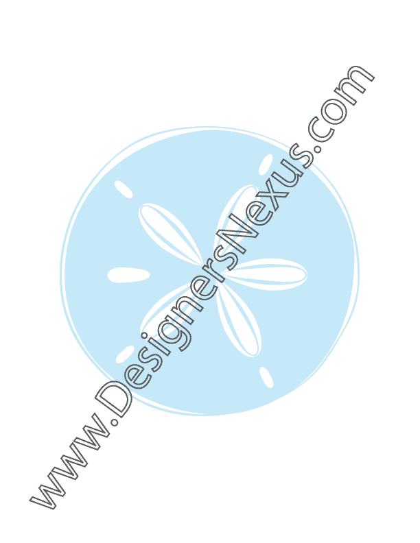 008- free vector graphic sand-dollar clip-art