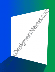 009- Fashion presentation background trapezoid frame right