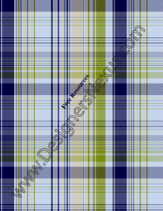 009- -plaid fashion textile swatch blue-green colorway