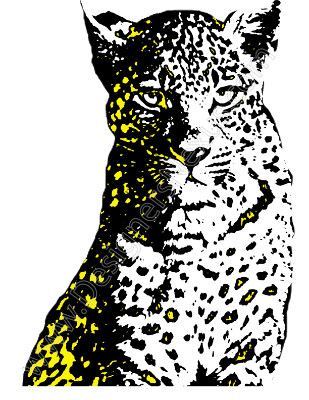 V11 Free Animal Clip Art Leopard Vector Graphic - Designers Nexus