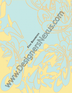 012- fashion design portfolio background abstract floral