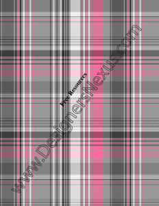 012- yarn-dye plaid seamless textile pattern pink-grey colorway