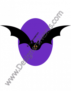 012- free vampire bat vector halloween graphic