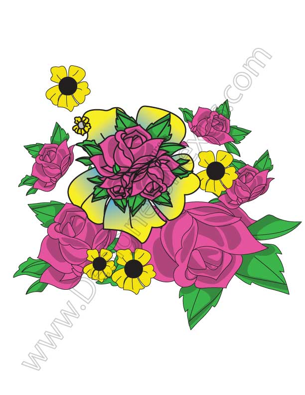 012-free-vector-flower-graphics-roses-daisies