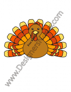 013- free thanksgiving vector turkey graphic