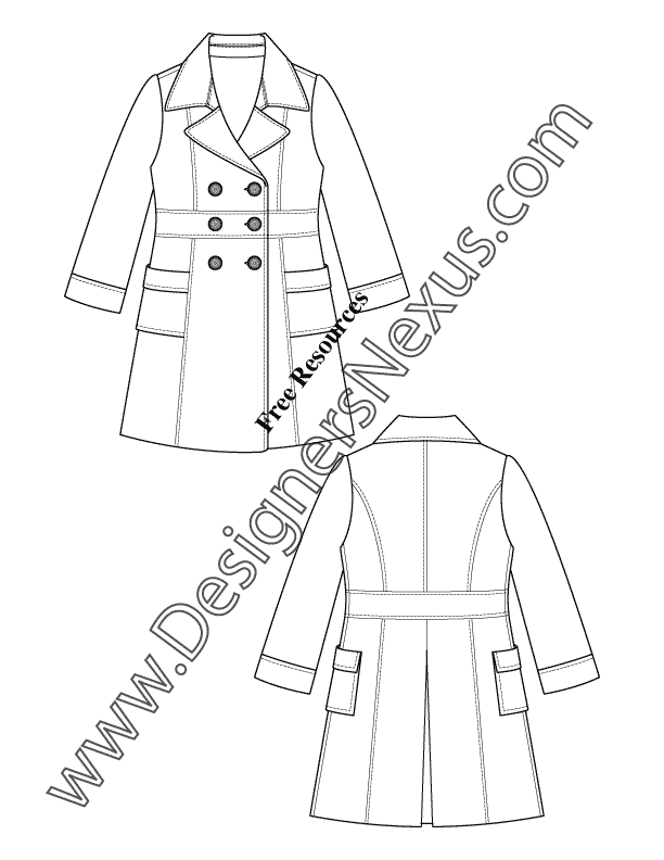 Trench Coat Drawing - Learn how to draw trench coat pictures using ...