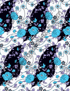 016- seamless fabric pattern swatch floral print
