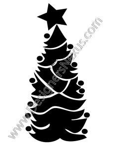017- free christmas tree vector art