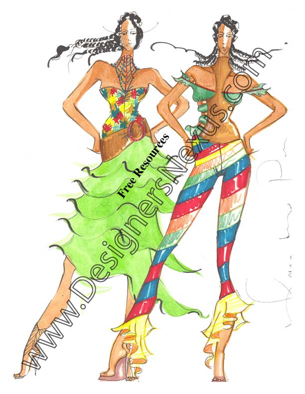 022-two-figure-freehand-fashion-drawing-illustration-reference