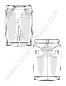 023-free-illustrator-pencil-skirt-technical-flat-drawing-sketch