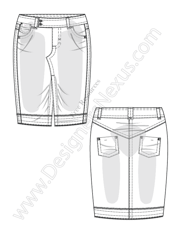 023-free-illustrator-pencil-skirt-technical-flat-drawing-sketch