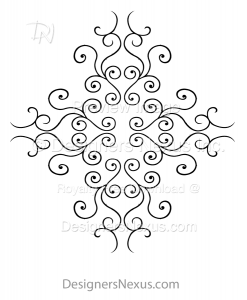 024 Stencil graphics swirls preview image