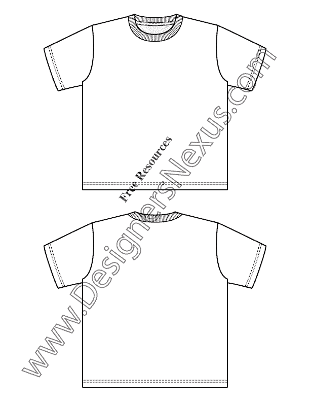 kids t shirt template