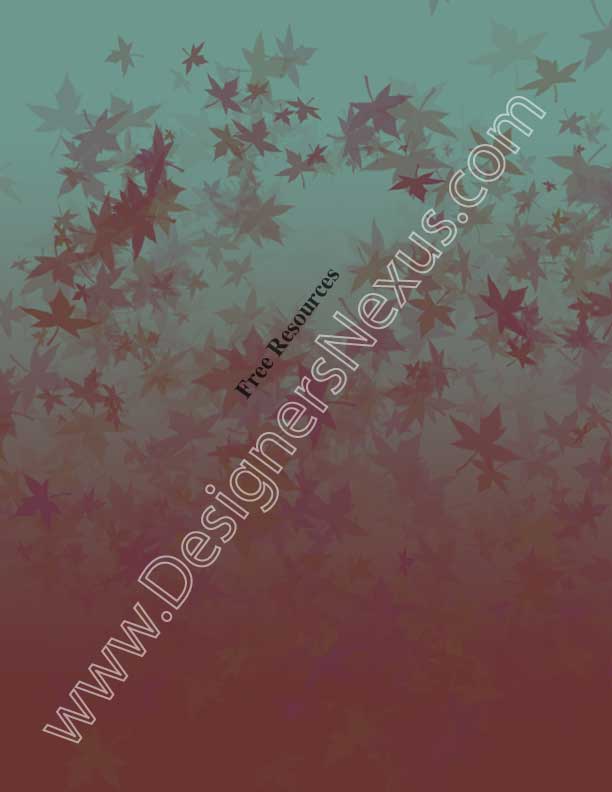 030 falling leaves fashion design portfolio background free template