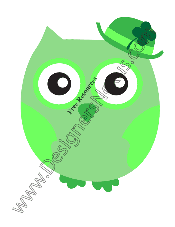 032-Free-St-patricks-day-cute-irish-owl-vector-art-preview