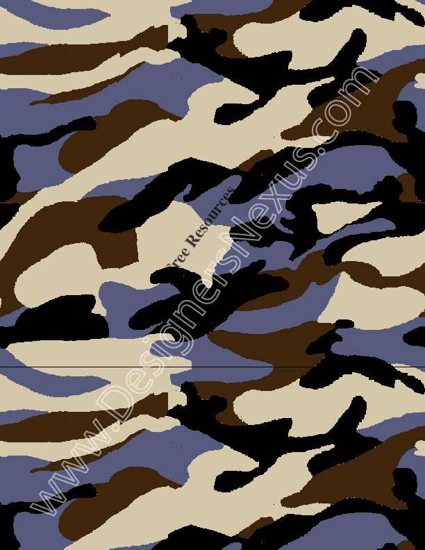 Blue Camo V34 Free Seamless Digital Camo Pattern