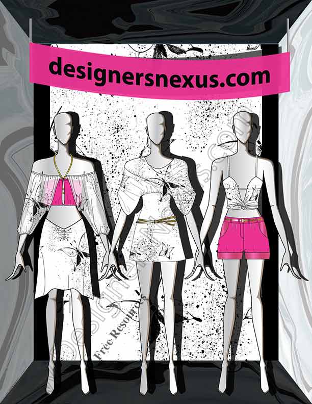 Fashion Design Presentation V35 Digital Fashion Illustrations