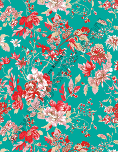 062- seamless pattern digital floral print swatch