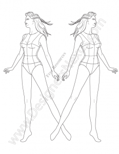 065-three-quarter-female-fashion-figure-template