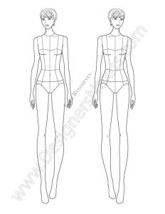068-front-fashion-figure-template