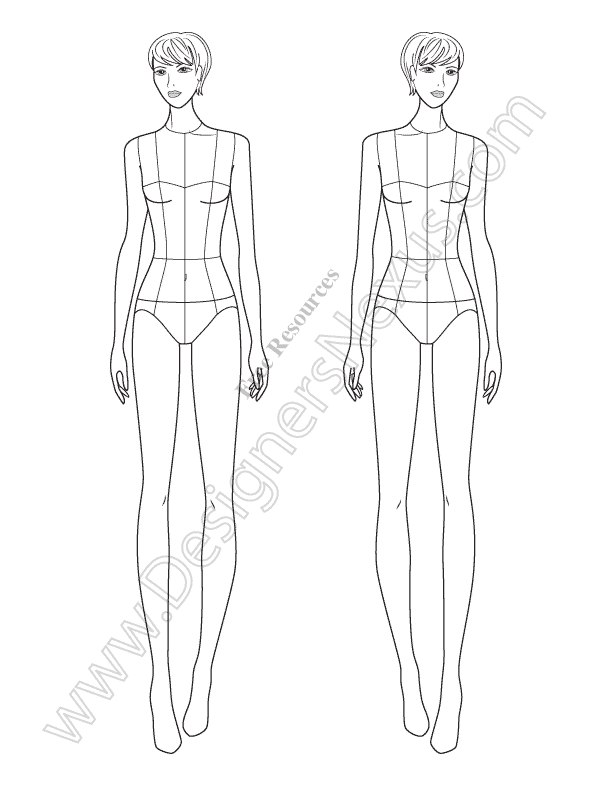 068-front-fashion-figure-template