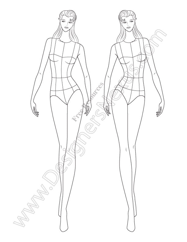 Featured image of post Female Croquis Front And Back Something that s really important when doing fashion illustration are front and back croquis