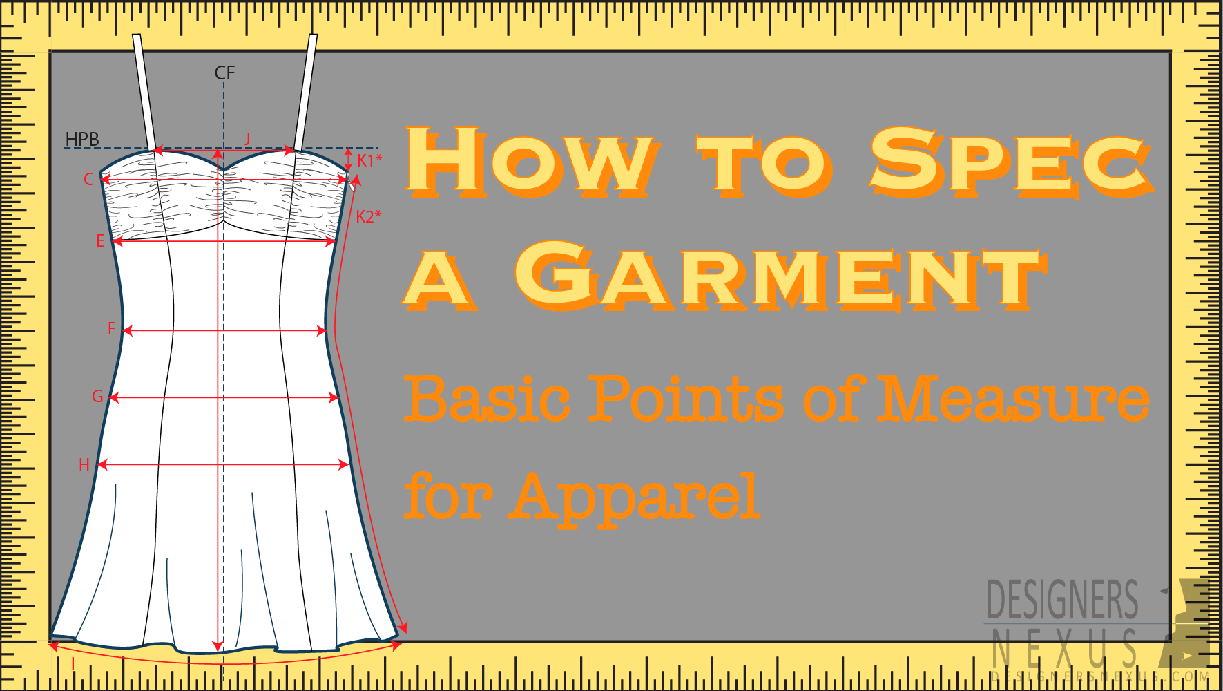 How To Spec A Garment Basic Points Of Measure For Apparel