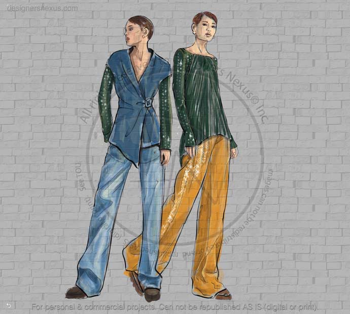 Fashion Sketches- Illustration 081 preview image