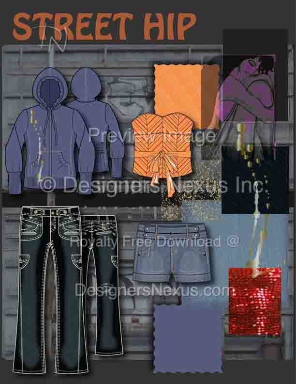 fashion illustration 026b Street Hip