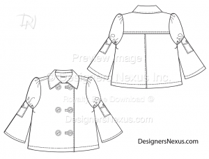 Free Downloads: Illustrator Coat Flat Sketches