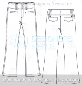 Technical Fashion Drawing: 250+ Free Vector Flat Fashion Sketches/Flats