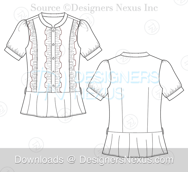 flat-fashion-sketch-top-071-preview-image