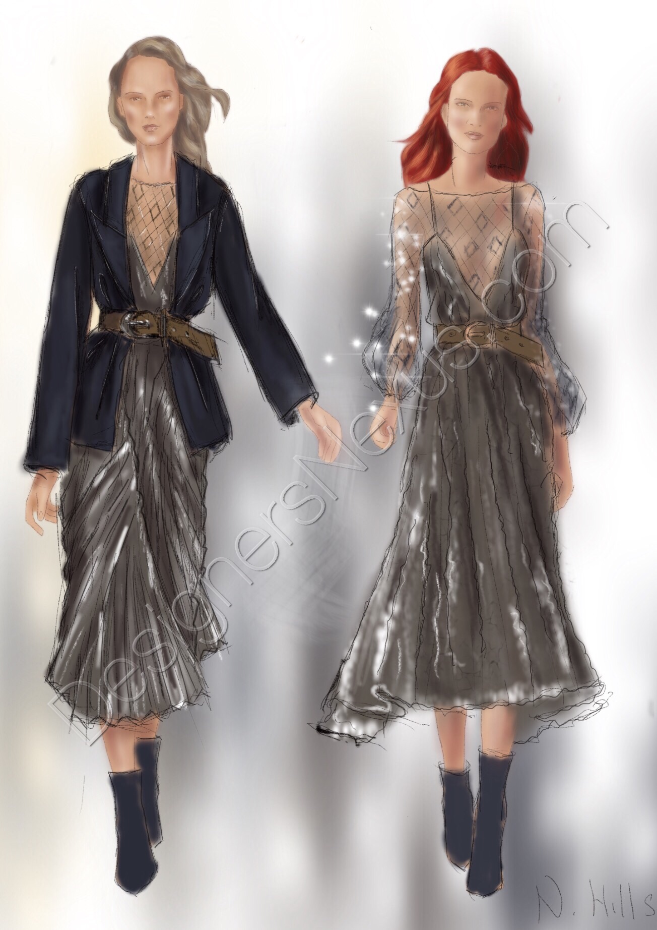 Fashion Sketches: Drawing-Illustration 062 - Designers Nexus