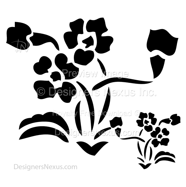 Flower Border Svg Rose Bouquet Svg Rose Swag in Svg Floral 